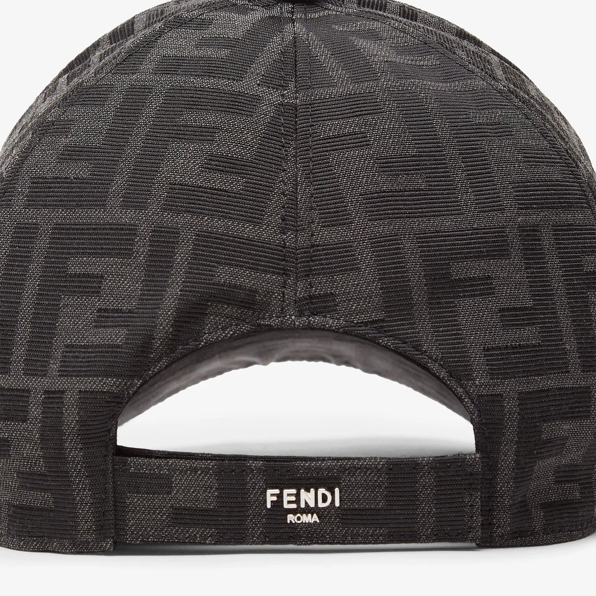 Casquette de baseball en tissu jacquard FF noir