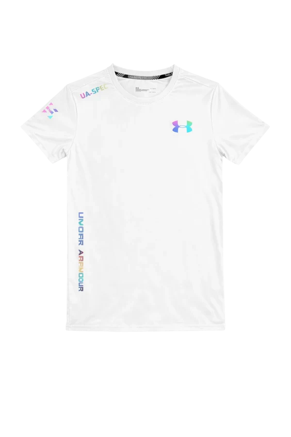 UA FLUO CONCEPT - T SHIRT -WHITE