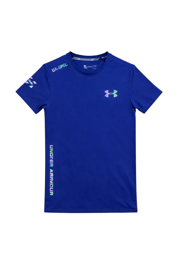 UA FLUO CONCEPT - T SHIRT - BLUE