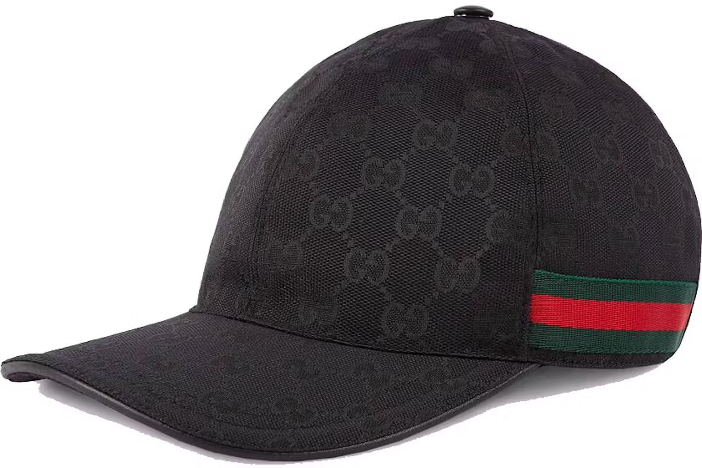 Casquette en toile noir GG