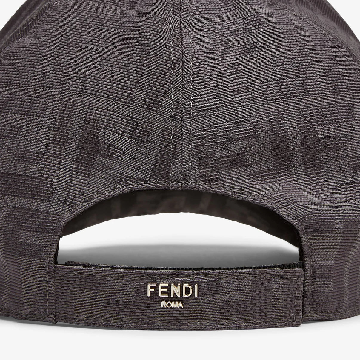Casquette de baseball en tissu jacquard FF gris