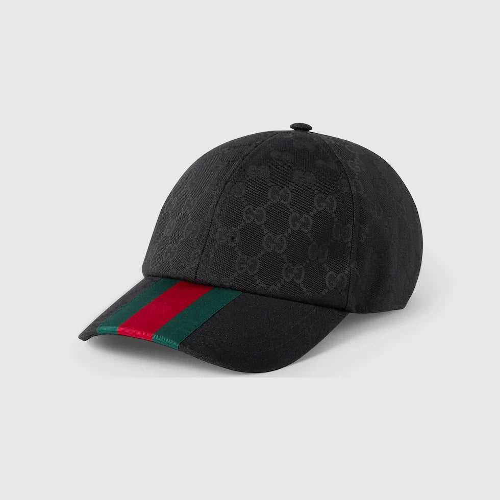 Casquette en coton GG avec Bande Web