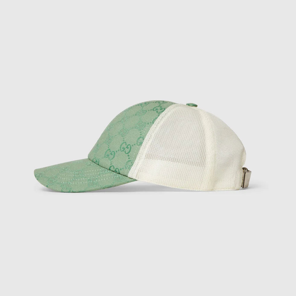 Casquette en toile original gg vert blanc